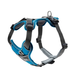 Hunter Geschirr Divo L hellblau/grau